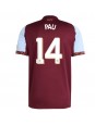 Billige Aston Villa Pau Torres #14 Hjemmedrakt 2025-26 Kortermet